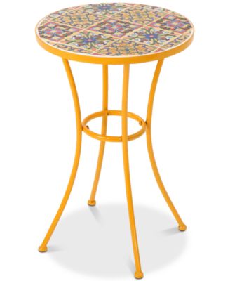 Noble House - Kyle Round Side Table, Quick Ship