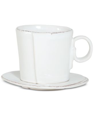 VIETRI - Lastra Collection Espresso Cup & Saucer