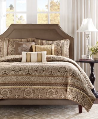 Madison Park - Bellagio 6-Pc. Quilted King Coverlet Set
