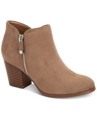 Style & Co - Masrinaa Block-Heel Ankle Booties