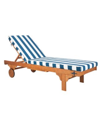 Safavieh - Newport Chaise Lounge Chair With Side Table, Quick Ship