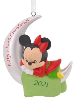 Hallmark - Disney Minnie Mouse Baby's First Christmas 2021 Ornament
