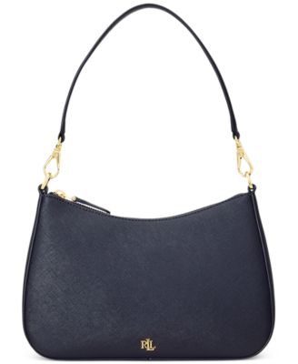 Lauren Ralph Lauren - Crosshatch Leather Medium Danni Shoulder Bag