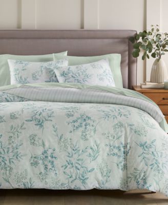 Charter Club - Eucalyptus Garden 3-Pc. Comforter Set, Full/Queen