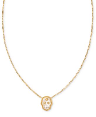 Kendra Scott - Gold-Tone Skeleton Short Pendant Necklace