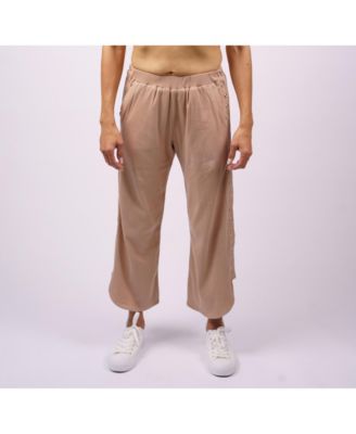 SPARKIES - Women's Stretch Side-Snap Cropped Adaptive Pants