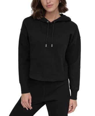 DKNY - Women's Embroidered-Logo Pullover Hoodie