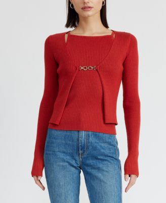 En Saison - Women's Colby Tank Top & Cardigan Set
