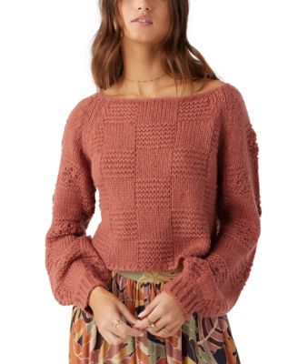 O'Neill - Juniors' Sacha Boat-Neck Long-Sleeve Sweater