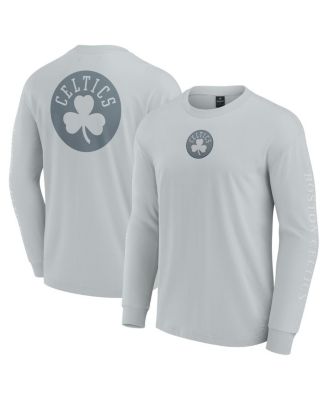 Fanatics - Men's Gray Boston Celtics Elements Strive Long Sleeve T-Shirt