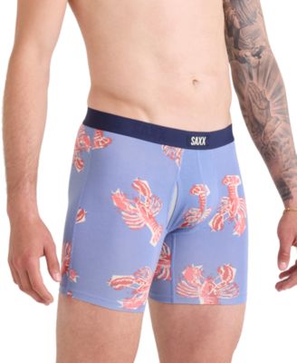SAXX - Men's Vibe Xtra Slim-Fit Printed Boxer Briefs
