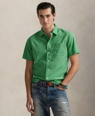 Polo Ralph Lauren - Men's Classic-Fit Linen-Cotton Camp Shirt