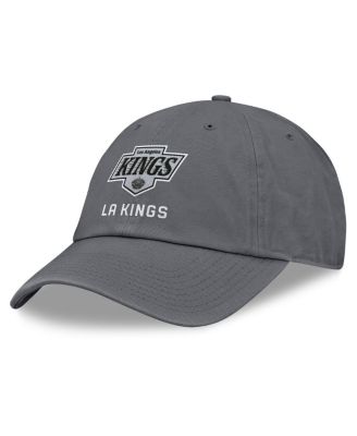 Fanatics - Men's Charcoal Los Angeles Kings Washed Adjustable Hat