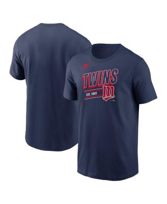 Nike - Men's Navy Minnesota Twins Cooperstown Collection Retro T-Shirt