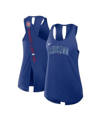 Nike - Women's Royal Chicago Cubs Crisscross Performance Tank Top