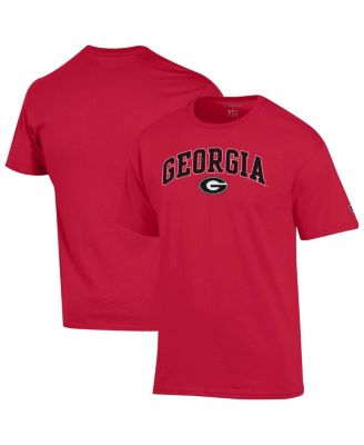 Champion - Men's Red Georgia Bulldogs Arch Over Logo T-Shirt