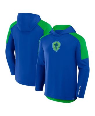 Fanatics - Men's Royal Seattle Sounders FC Red Card Transitional Pullover Hoodie