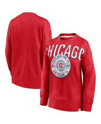 Fanatics - Women's Red Chicago Fire True Classics Oversized Pullover Sweatshirt