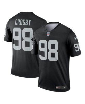 Nike - Men's Maxx Crosby Black Las Vegas Raiders Team Legend Jersey