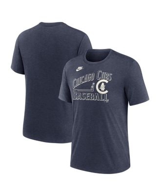 Nike - Men's Heather Navy Chicago Cubs Local Hometown Tri-Blend T-Shirt