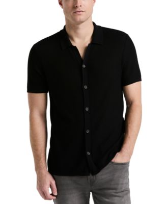 Perry Ellis - Men's Mesh Button-Front Shirt