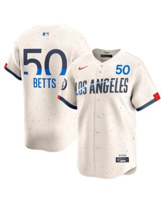 Nike - Men's Mookie Betts Cream Los Angeles Dodgers City Connect Limited Player Jersey