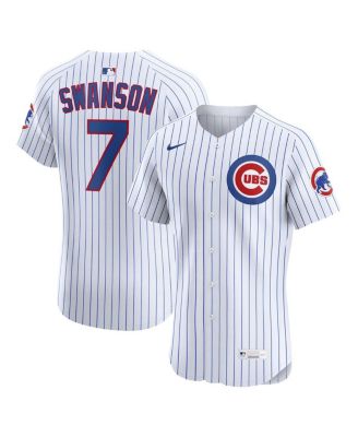 Nike - Men's Dansby Swanson White Chicago Cubs Home Elite Jersey