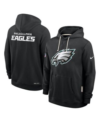 Nike - Men's Black Philadelphia Eagles Sideline Standard Issue Initial Home Dri-FIT Hoodie