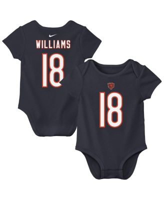 Nike - Baby Boys and Girls Caleb Williams Navy Chicago Bears Player Name Number Bodysuit