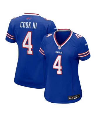 Nike - Women's James Cook III Royal Buffalo Bills Team Game Jersey