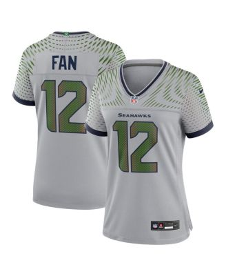 Nike - Women's 12s&nbsp;Wolf Gray Seattle Seahawks 2025 Rivalries Collection Game Jersey
