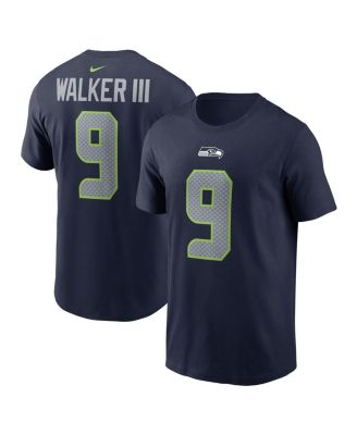 Nike - Men's Kenneth Walker III College Navy Seattle Seahawks Player Name Number T-Shirt