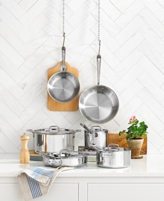 All-Clad - Stainless Steel Cookware, 10 Piece Set