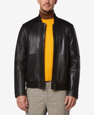 Marc New York - Men's MacNeil Smooth Leather Bomber Jacket