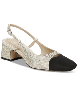 Sam Edelman - Women's Tarra Glitz Slip-On Slingback Pumps