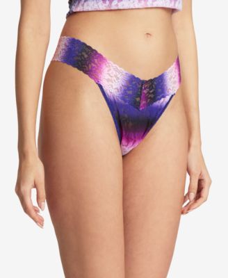 Hanky Panky - Printed Signture Lace Original Rise Thong Underwear
