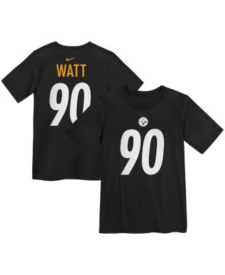 Nike - Preschool T.J. Watt Black Pittsburgh Steelers Player Name Number T-Shirt