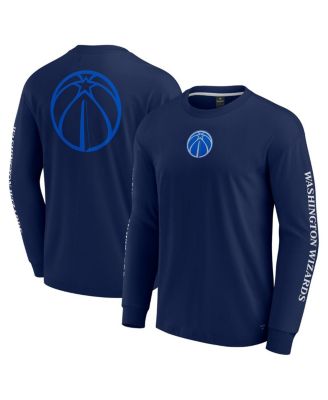Fanatics - Men's Navy Washington Wizards Elements Strive Long Sleeve T-Shirt