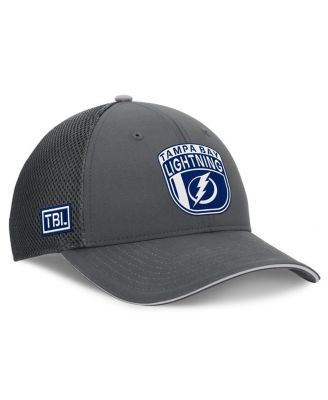 Fanatics - Men's Gray Tampa Bay Lightning Authentic Pro Home Ice Trucker Adjustable Hat