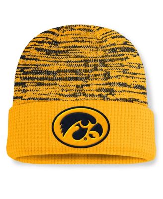 Nike - Men's Gold/Black Iowa Hawkeyes Primetime Terra Cuffed Knit Hat