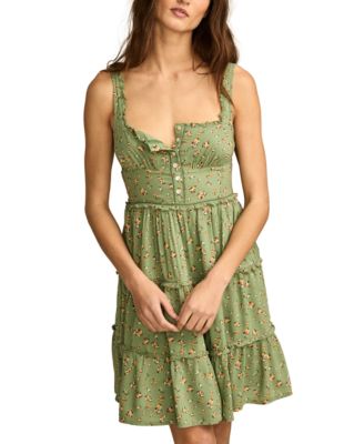 Lucky Brand - Women's Tiered Corset Mini Dress