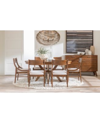 Furniture - Greystone II 7-Pc. Dining Set (Round Table & 6 Chairs)