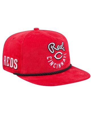 New Era - Men's Red Cincinnati Reds Full Circle Corduroy&nbsp;Golfer Adjustable Hat