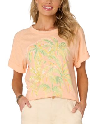 Democracy - Women's Embroidered Graphic T-Shirt