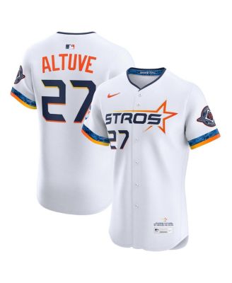 Nike - Men's Jose Altuve White Houston Astros 2025 City Connect Elite Player Jersey