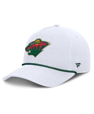 Fanatics - Men's White Minnesota Wild Rope A-Frame Adjustable Hat