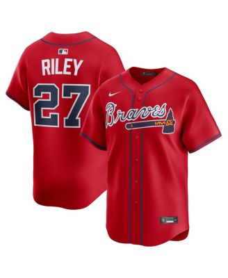 Nike - Men's Austin Riley Red Atlanta Braves Alternate Limited Player Jersey