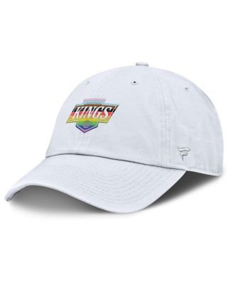 Fanatics - Men's White Los Angeles Kings PRIDE Adjustable Hat