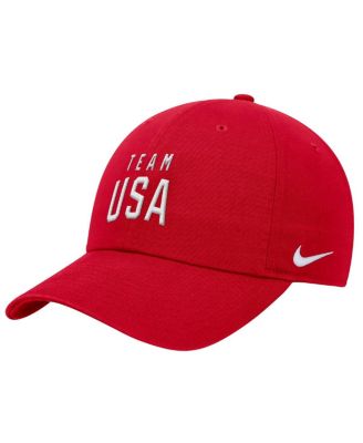 Nike - Men's Red Team USA Club Adjustable Hat
