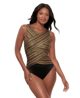 Miraclesuit - Women's Sparkle Sands Brio Underwire One-Piece Swimsuit